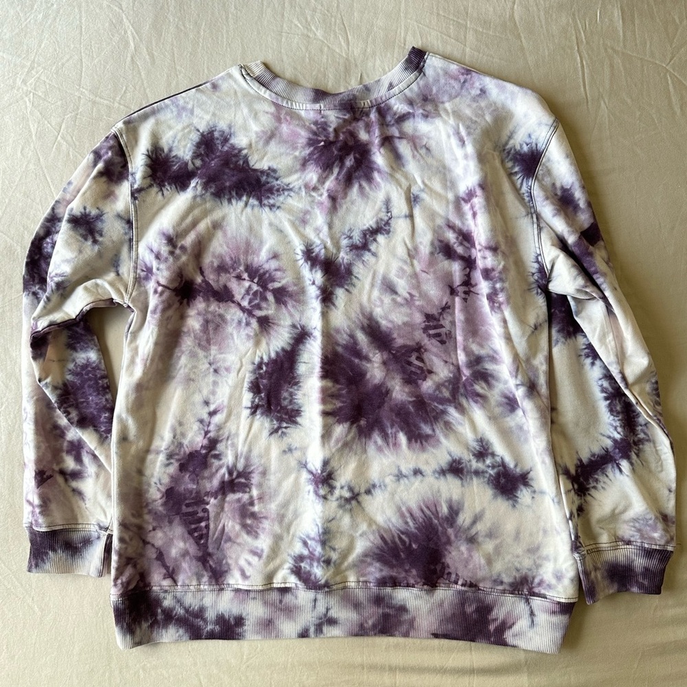 MTV Purple Tie-Dye Long Sleeve Tee - Picture 8 of 8